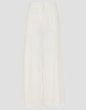 Mara Wide Leg Bridal Trousers, Ivory (IVORY), large