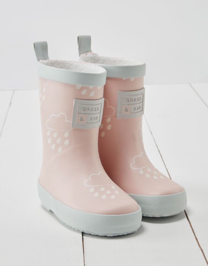 Grass and Air Colour-Revealing Wellies, Pink (PINK), large