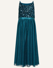 Truth Maxi Prom Dress, Teal (TEAL), large