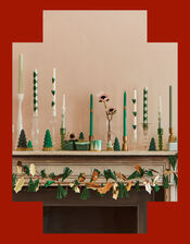 Meri Meri 2-Pack Holly Christmas Taper Candles, , large
