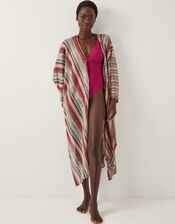 Ava Zig Zag Beach Cover Up, , large