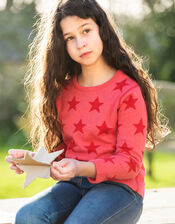 Frugi Zola Reversible Jumper, Pink (PINK), large