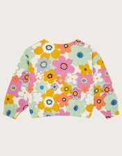 Retro Floral Sweatshirt, Multi (MULTI), large