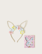 Bunny Ears and Nail Stickers, , large