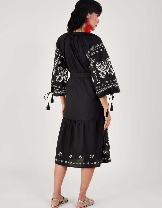 Medea Silk Tunic Black