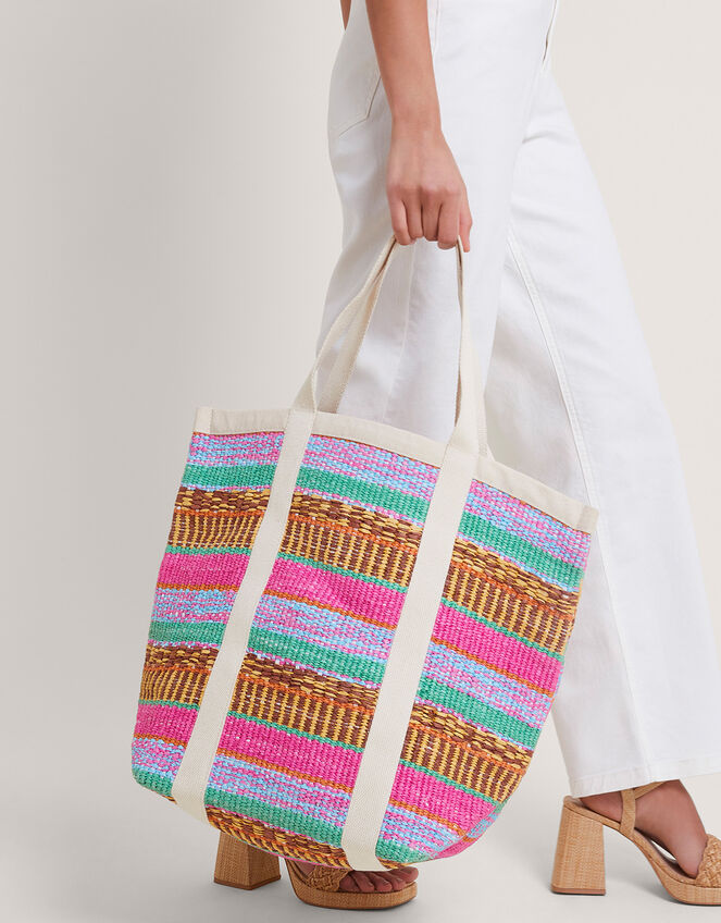 Woven Tote Bag, , large