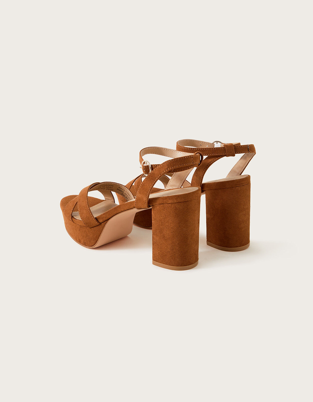 Platform heels tan sales