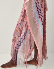 Catia Chevron Beach Cover Up, , large