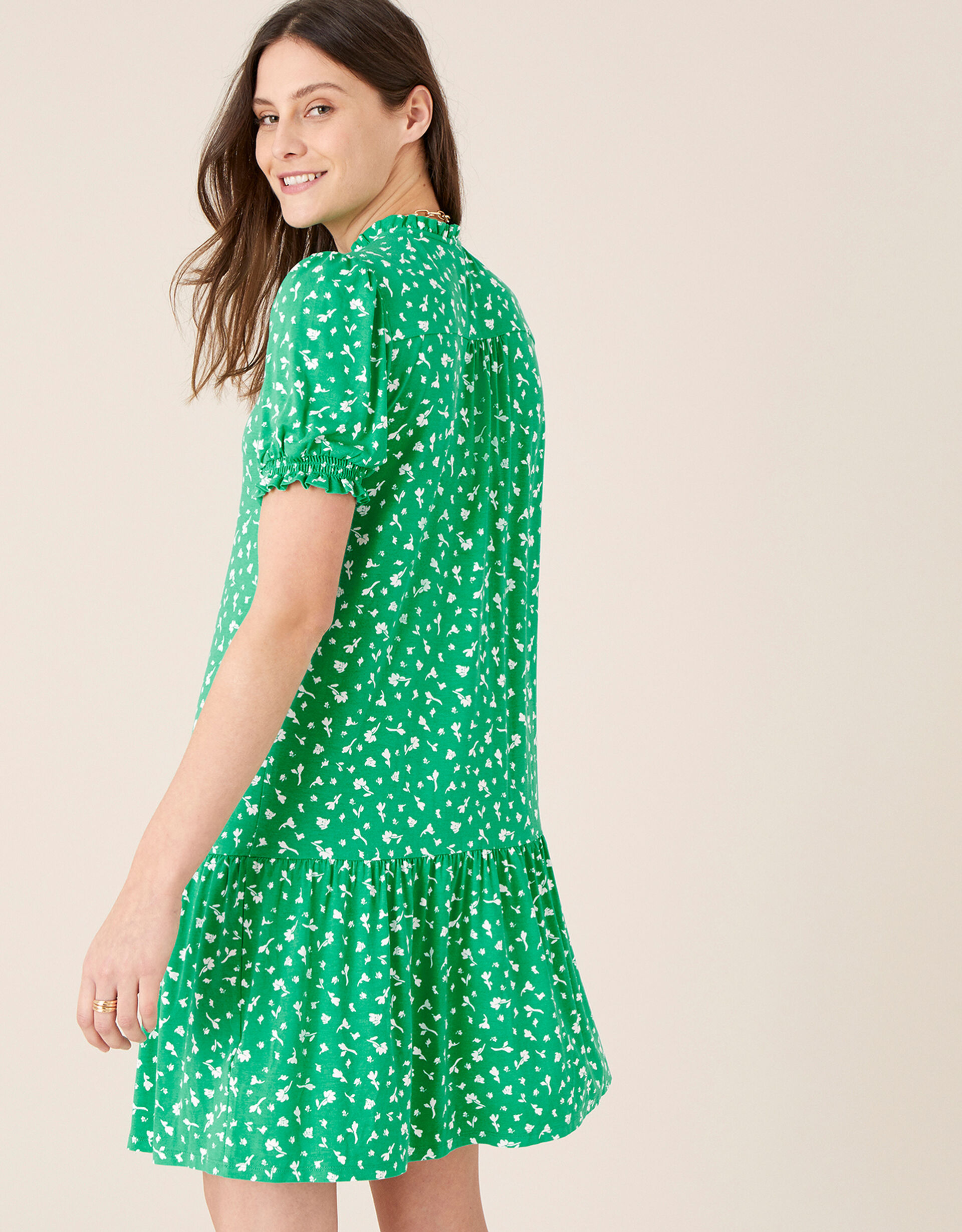 Dyanisa Short Dress Green