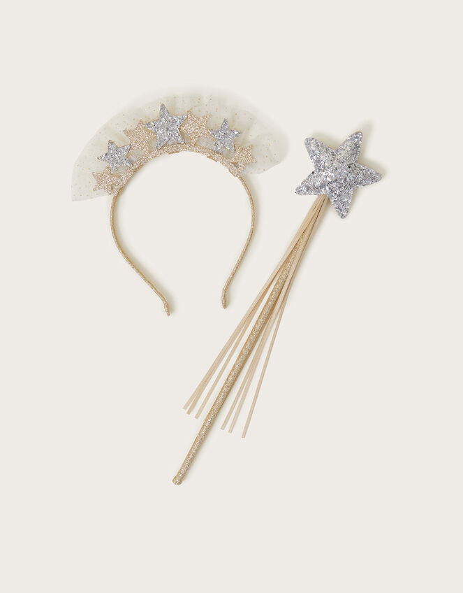 Angelica Star Headband and Wand Dress Up Set, , large