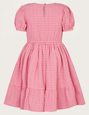 Crochet Woven Dress, Pink (PINK), large