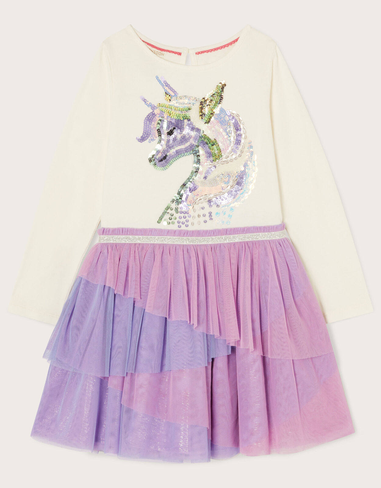 Disco Unicorn Dress Purple