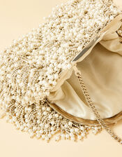Beaded Bridal Clutch Bag, , large