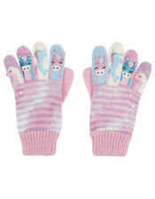 Magical Unicorn Knit Gloves, Multi (MULTI), large