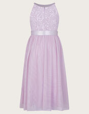 Lacey Sequin Truth Dress, Purple (LILAC), large