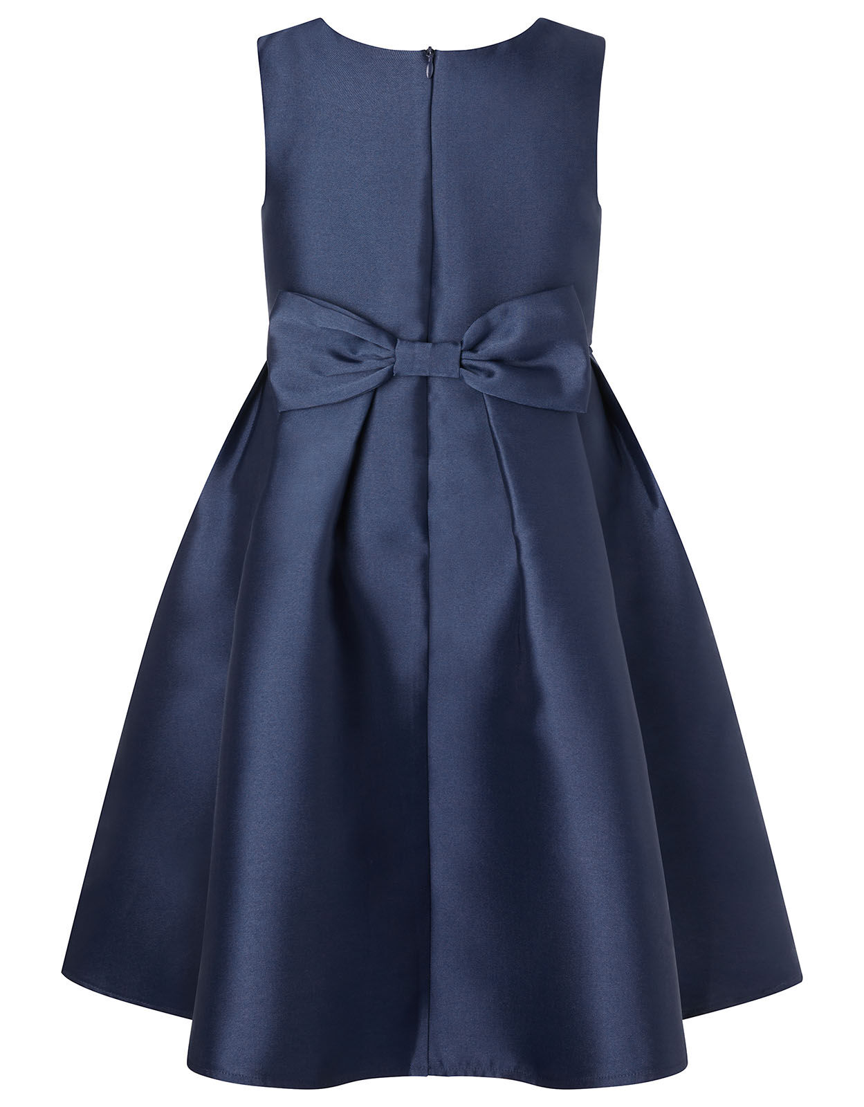 Corsage Belt Hi Low Dress Blue Girls Dresses Monsoon UK