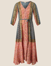 ARTISAN STUDIO Gabriella Dress in Sustainable Viscose, Orange (CORAL), large
