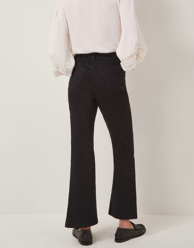 Cassie Kick Flare Jeans, Black (BLACK), large