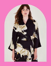 One Hundred Stars Stork Print Kimono, , large