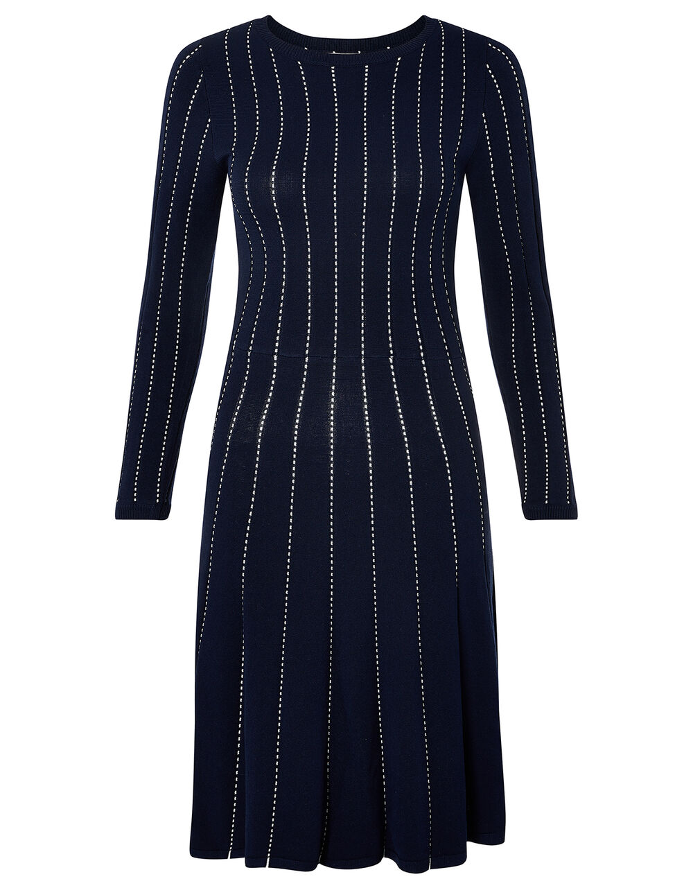 Linear Stitch FitandFlare Dress Casual & Day Dresses Monsoon UK.