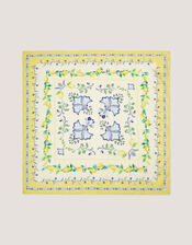 Charli Lemon Square Cotton Scarf, , large