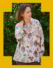 One Hundred Stars Cornucopia Oversized Shirt, , large