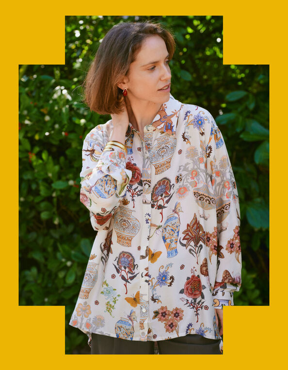 One Hundred Stars Cornucopia Oversized Shirt, , large