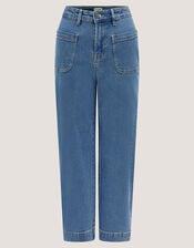 Arlo Regular Cropped Jeans, Blue (LIGHT AUTHENTIC), large