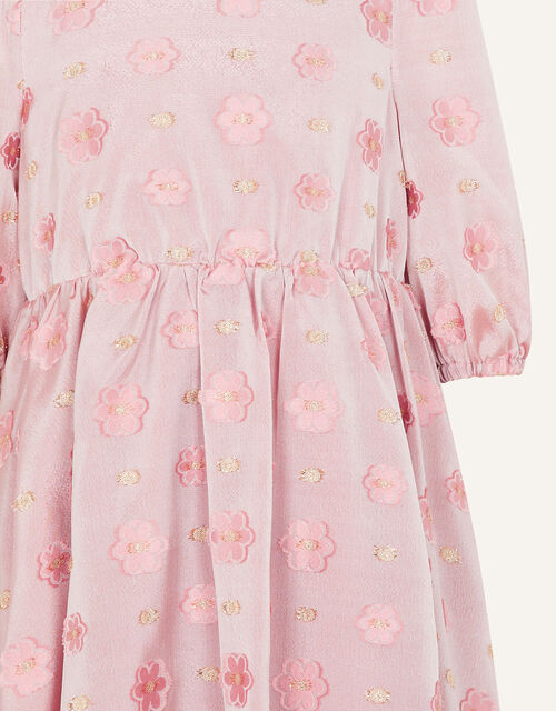Daisy Long Sleeve Tunic Dress, Pink (PINK), large