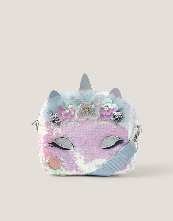 Unicorn 2-In-1 Sequin Crossbody Bag, , large
