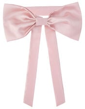 BRIDESMAID Duchess Twill Bow and Sash , Pink (PINK), large