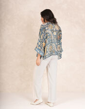 One Hundred Stars Susani Print Kimono Jacket, , large