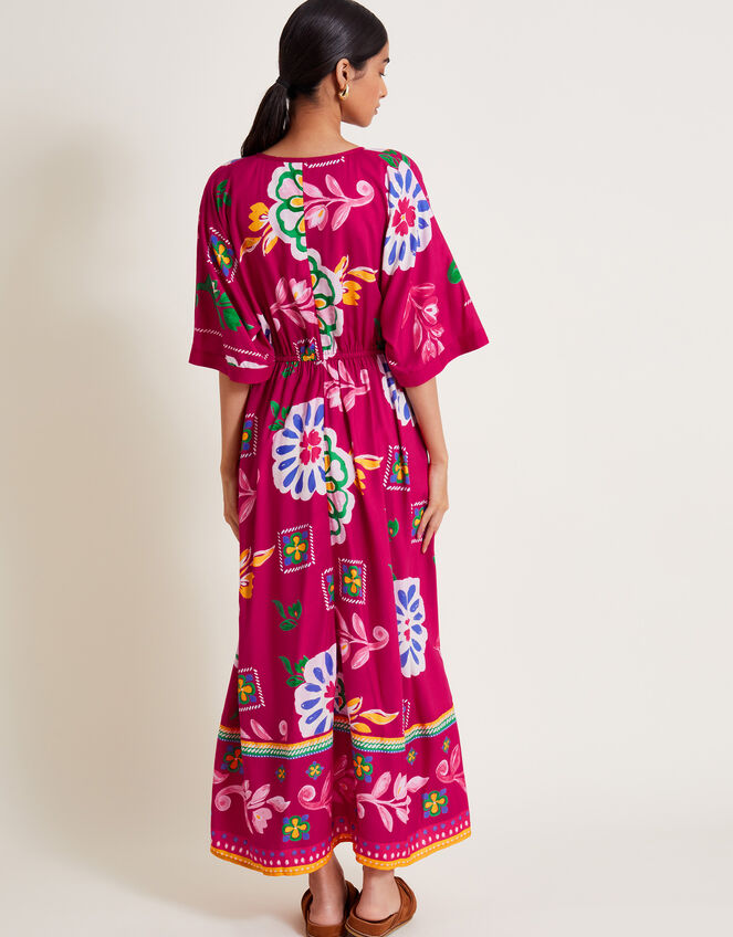 Prim Floral Maxi Dress, Pink (PINK), large
