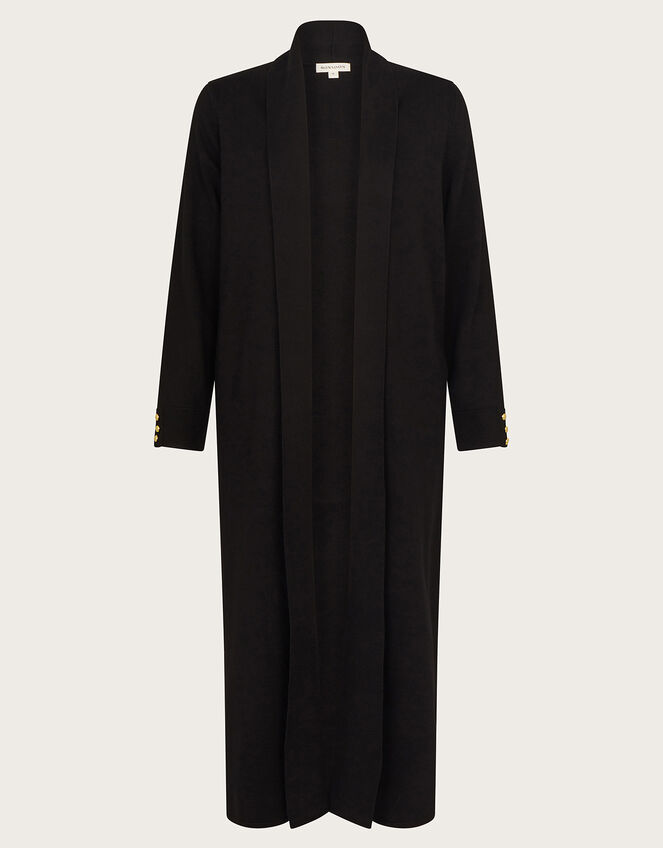 Shan Shawl Neck Coatigan, Black (BLACK), large