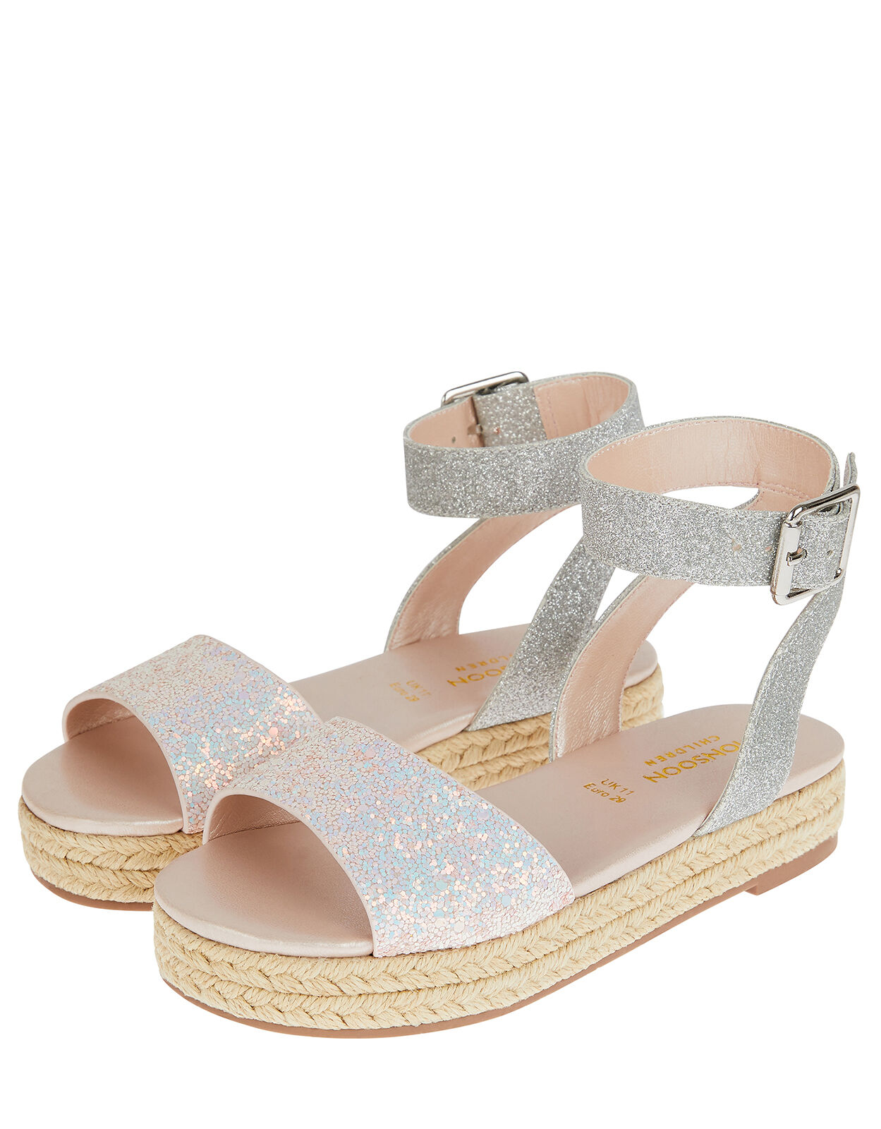 Sparkly espadrille sandals outlet