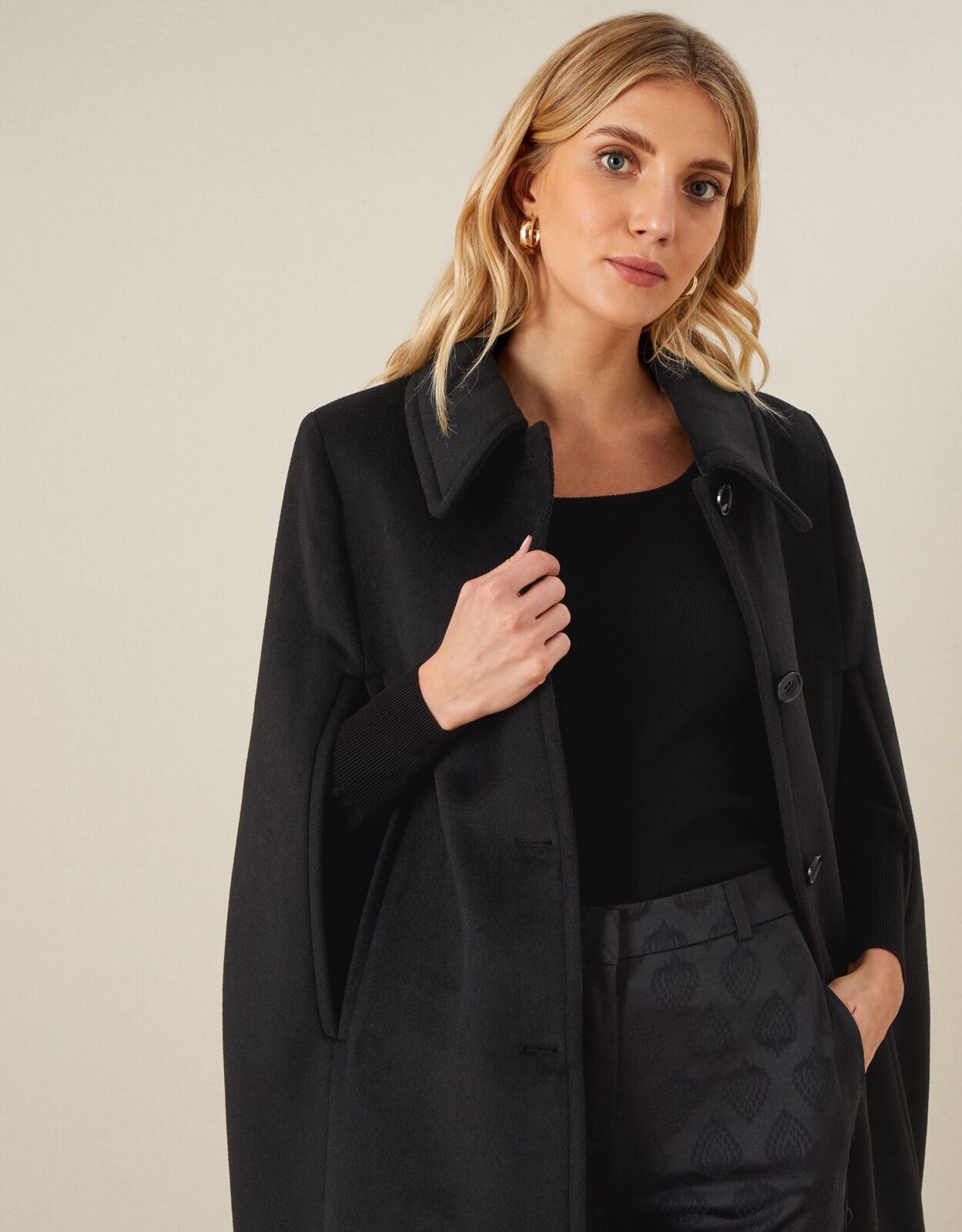 Monsoon store cape jacket