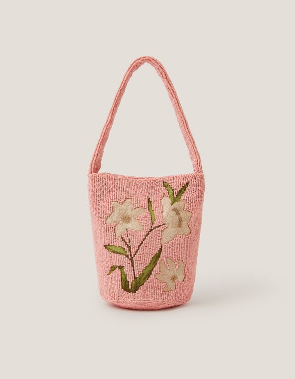 Victoria Floral Beaded Bag, , large