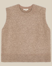 East Genet Mohair Knitted Tank, Mink (MINK), large