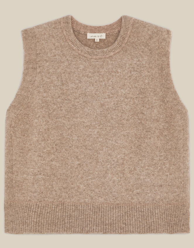 East Genet Mohair Knitted Tank, Mink (MINK), large
