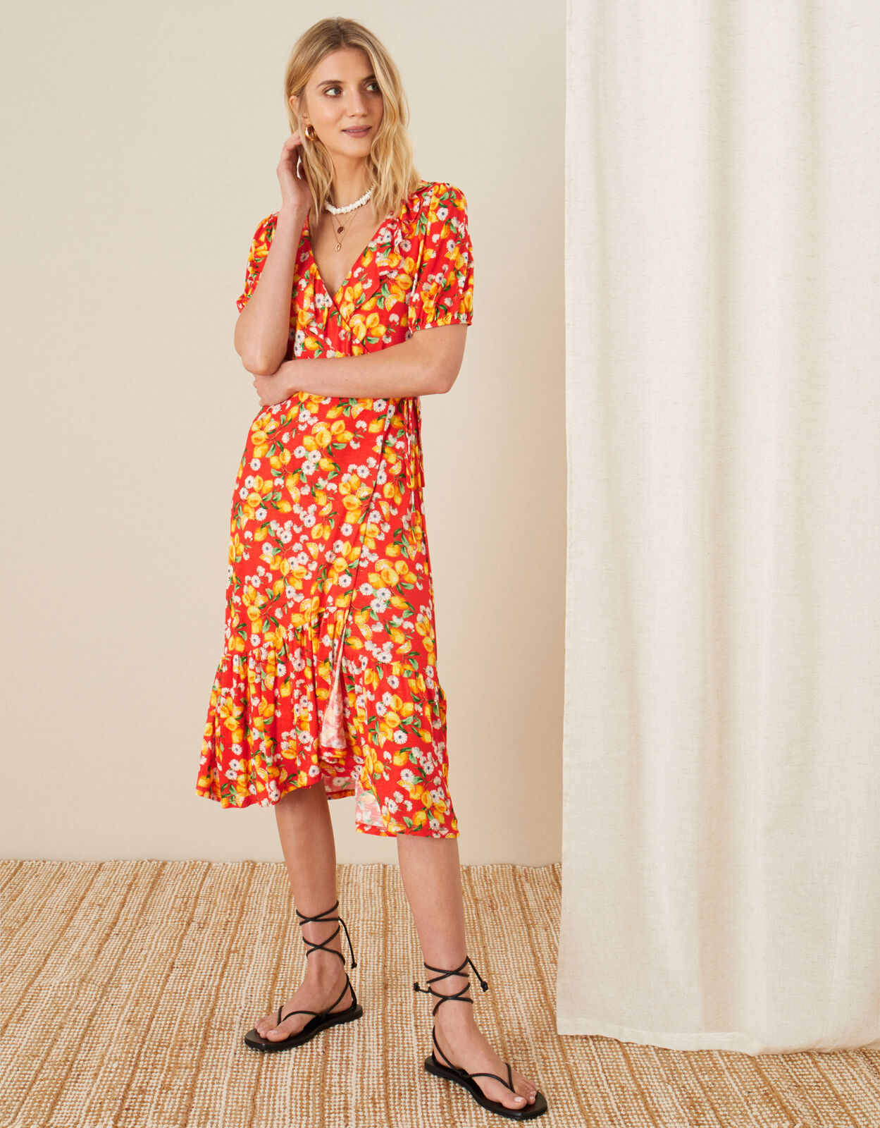 Monsoon lemon discount dress