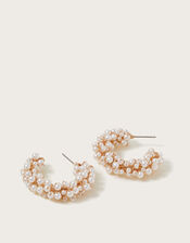 Mixed Pearl Hoops, , large
