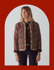 Maison Hotel Floral Print Jacket, Multi (MULTI), large