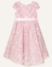 Butterfly Jacquard Dress , Pink (PINK), large