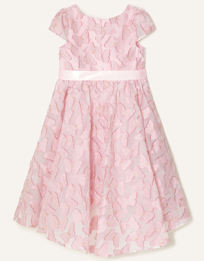 Butterfly Jacquard Dress , Pink (PINK), large