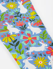 Frugi Libby Printed Leggings, Blue (BLUE), large