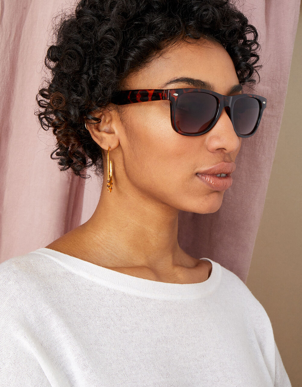 Women Women's Accessories | Preppy Tortoiseshell Sunglasses - UY43641