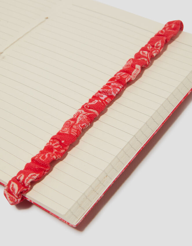 London Print Fabric Notebook, , large