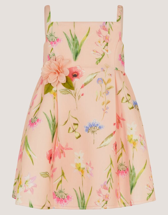 Baby Dream Strappy Floral Party Dress, Pink (PINK), large