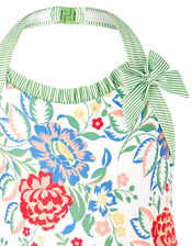 Rebecca Floral Swimsuit with Recycled Fabrics, Ivory (IVORY), large