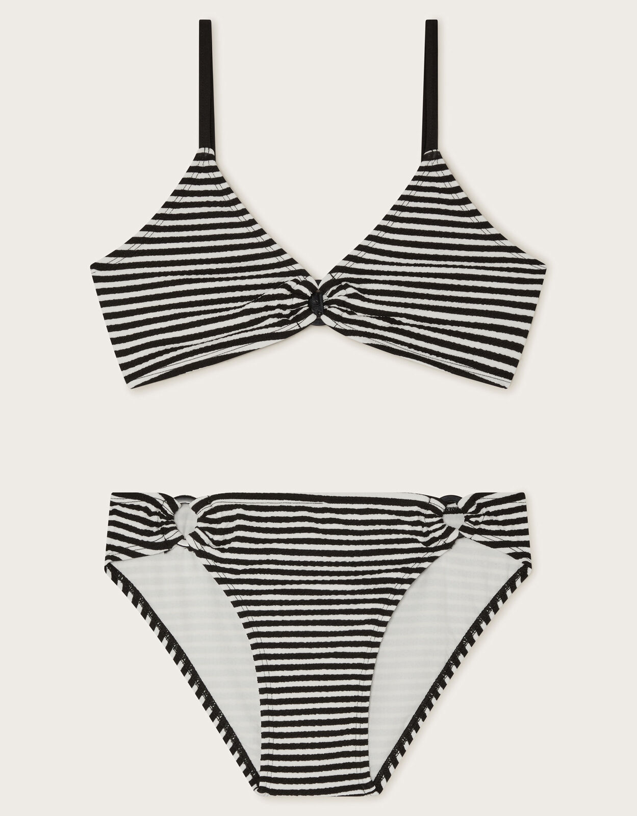 Striped bikini set deals